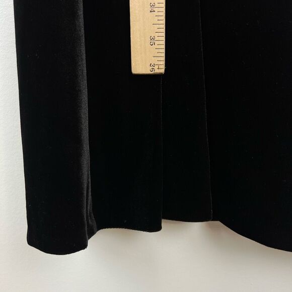 Liz Claiborne 90s Black Velvet Dress - Picture 11 of 13